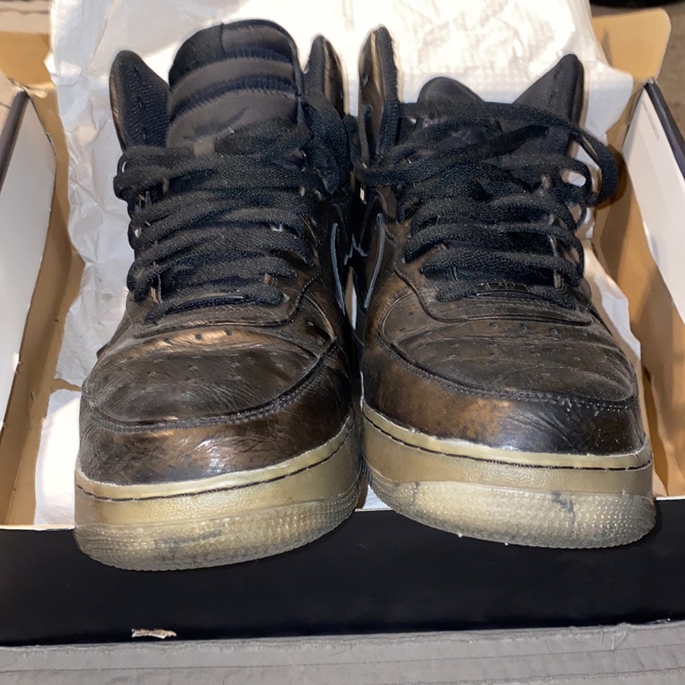 Nike AF1 Premium le - Black Men’s size 13 - Picture 5 of 10